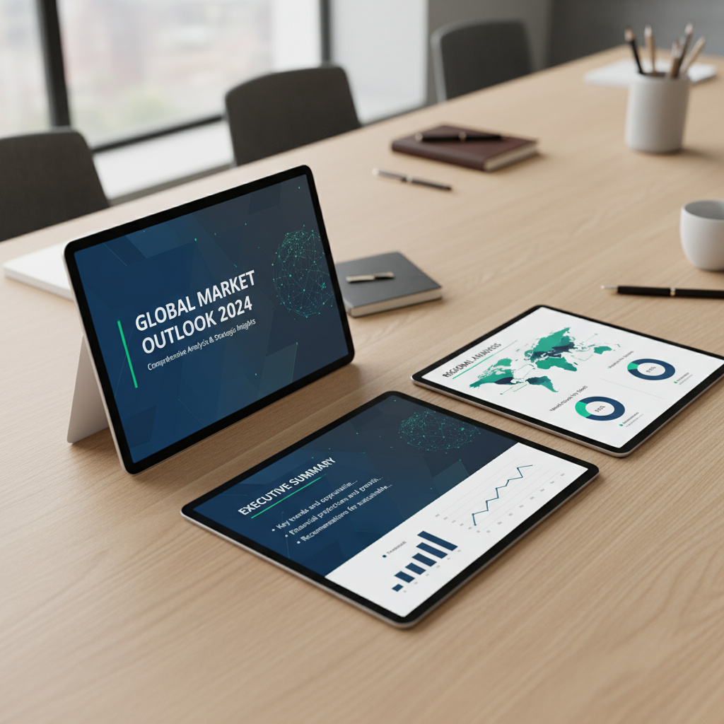 Mockup eines herunterladbaren Berichts